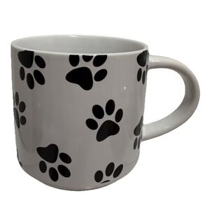 John Bartlett BET  Dog Paw Print Coffee Mug Cup Pet Paws Dogs Cats Designer Mug